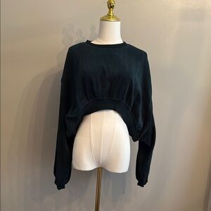 Glam Black Cropped Jacket